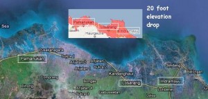 Часть Индонезии уходит под воду
